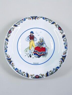 Rorstrand Appetizer Dessert Plate Swedish National Costumes Blekinge Porcelain